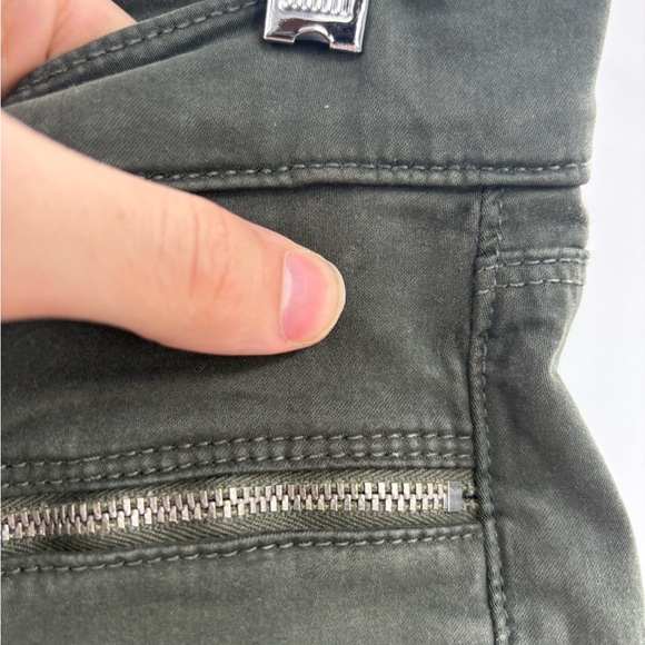 J brand revolve Miranda Zip Skinny in Caledon green pants Jean size 26 - Picture 6 of 16